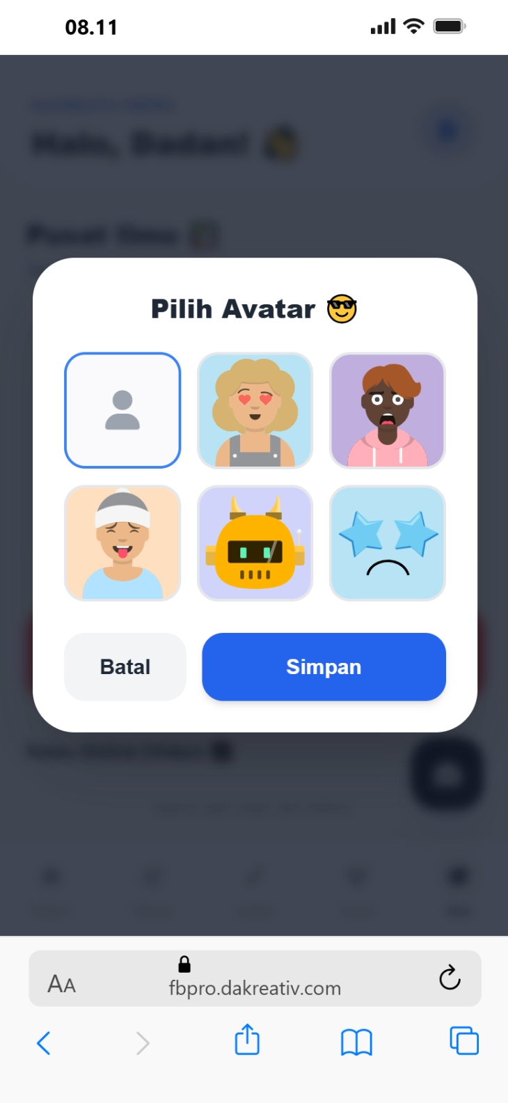 Ganti Avatar
