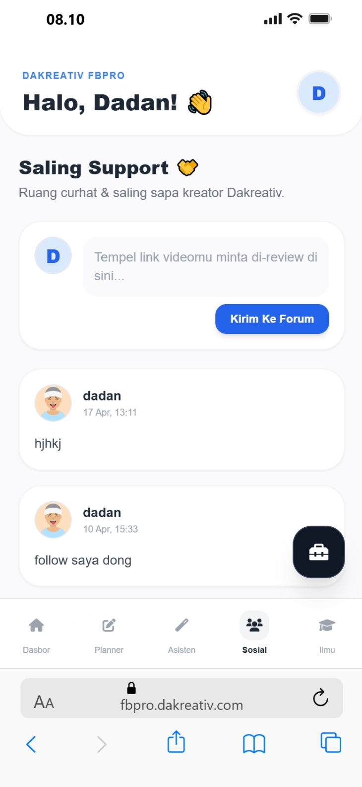 Diskusi Member