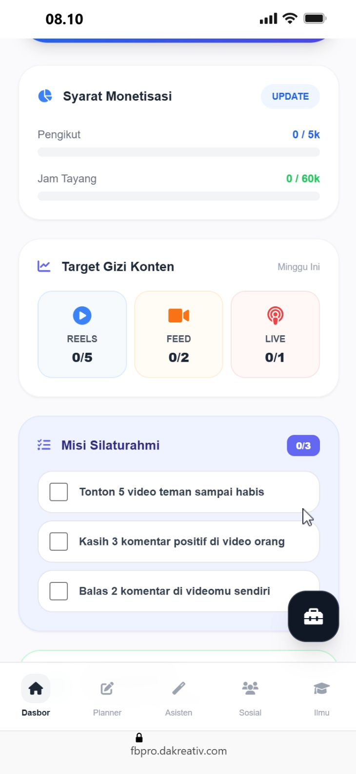 Planning Konten